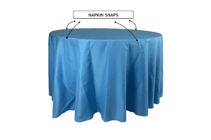 FIT 5 FOOT ROUND TABLE  LINEN 118” ROUND