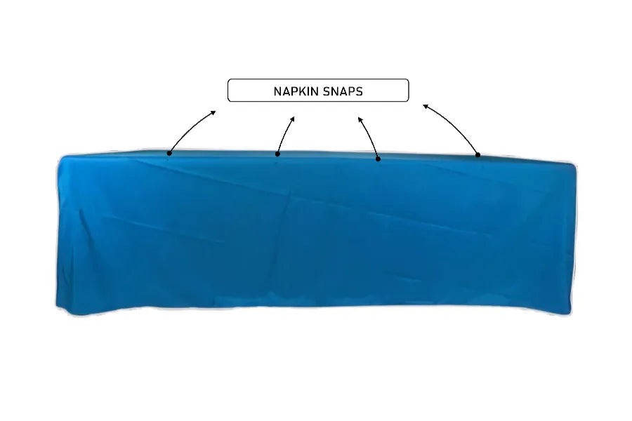 FIT 8 FOOT RECTANGULAR TABLE LINEN 88” x 154” RC