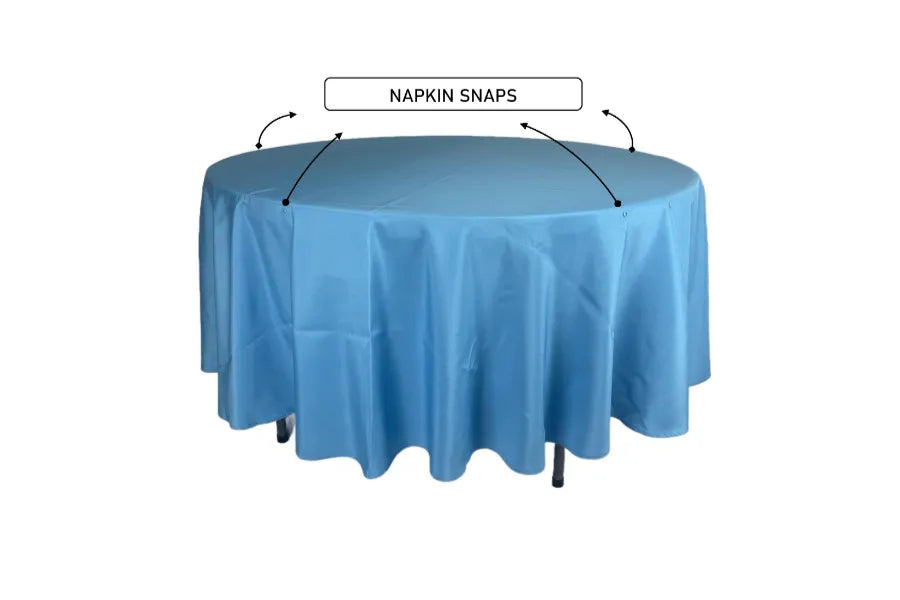 FIT 5 FOOT ROUND TABLE LINEN 100” ROUND