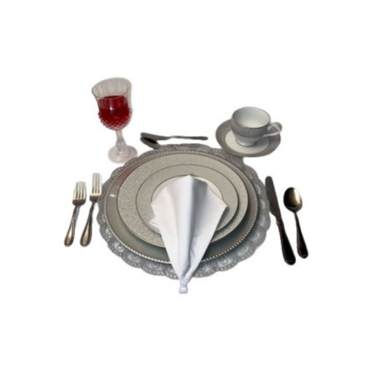 NAPKINS WITH SNAP BUTTON 17” X 17” PACK OF 10